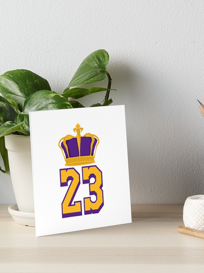 King Lebron James 23 Sticker by patrickstar1337