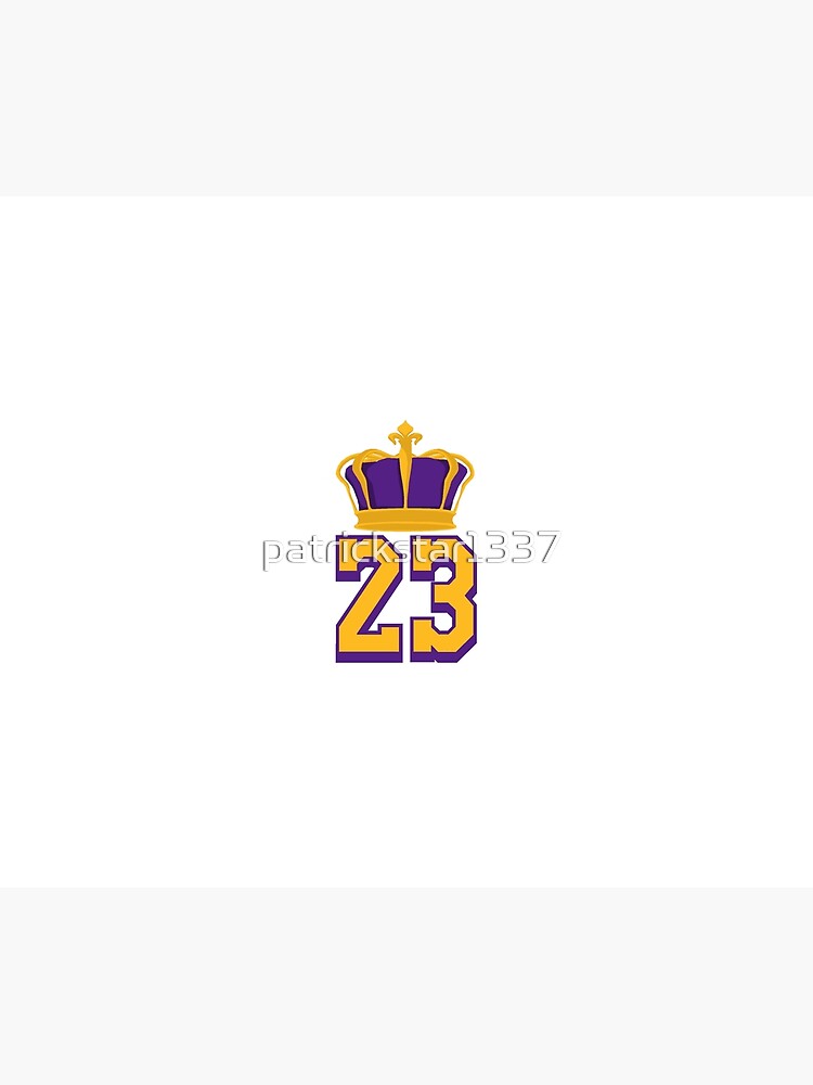 King Lebron James 23 Sticker by patrickstar1337