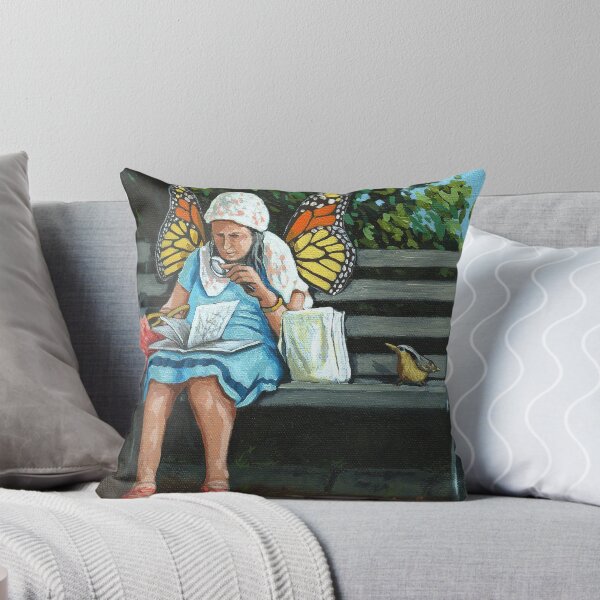 Item preview, Just Visiting  - painting designed and sold by LindaAppleArt.