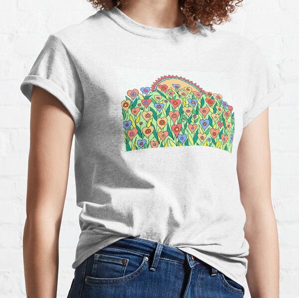 Meadow Flowers Sunrise Classic T-Shirt