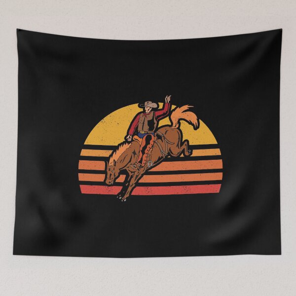 Item preview, Vintage Cowboy Bucking Horse Rodeo Gift designed and sold by MintedFresh.