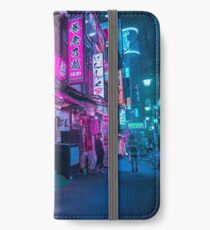 Kleine Straßen von Shinjuku iPhone Flip-Case/Hülle/Klebefolie