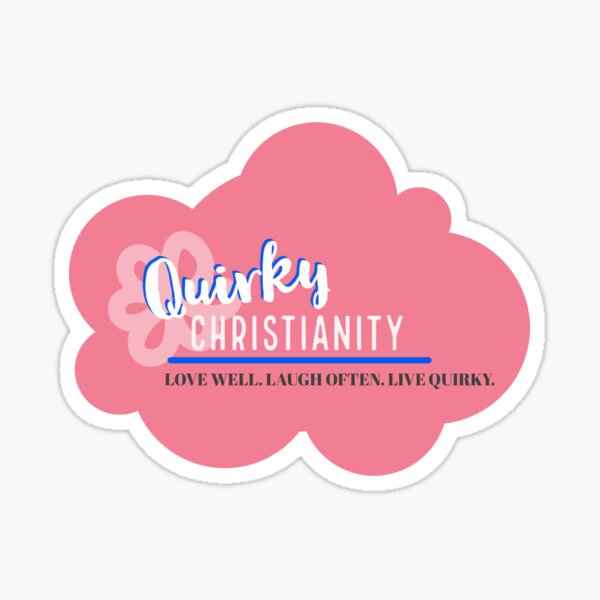 Quirky Cloud Sticker