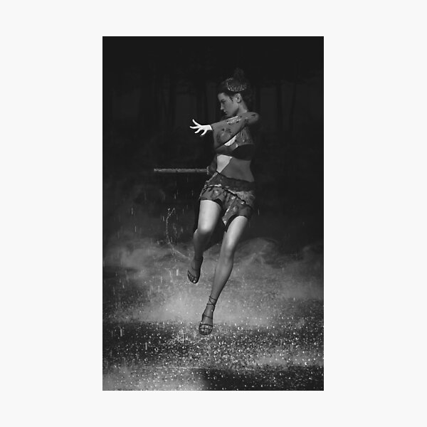 Entering Heavenly Land B&W Photographic Print