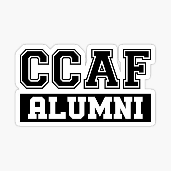 Item preview, CCAF Alumni designed and sold by Bad Intelligence.
