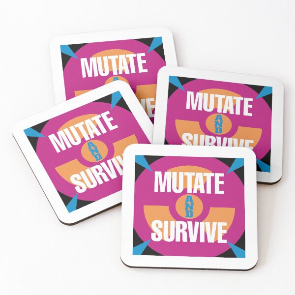 Item preview, Mutate and survive designed and sold by 8p8c.