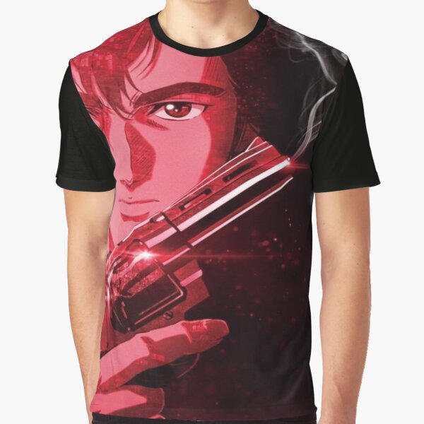 City Hunter - Ryo saeba Shinjuku Private Eyes T-shirt graphique