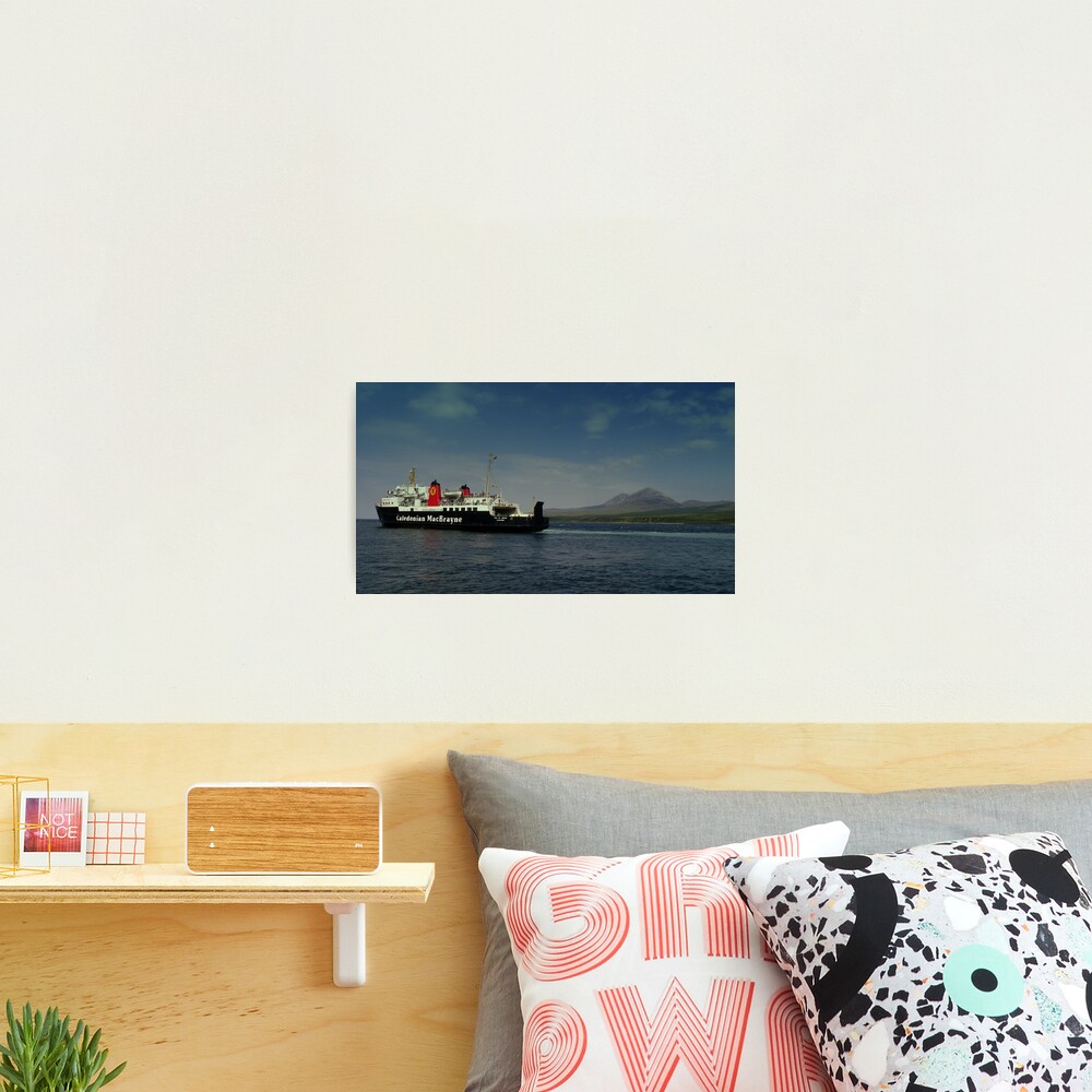MV Isle of Arran Paps of Jura Photographic Print