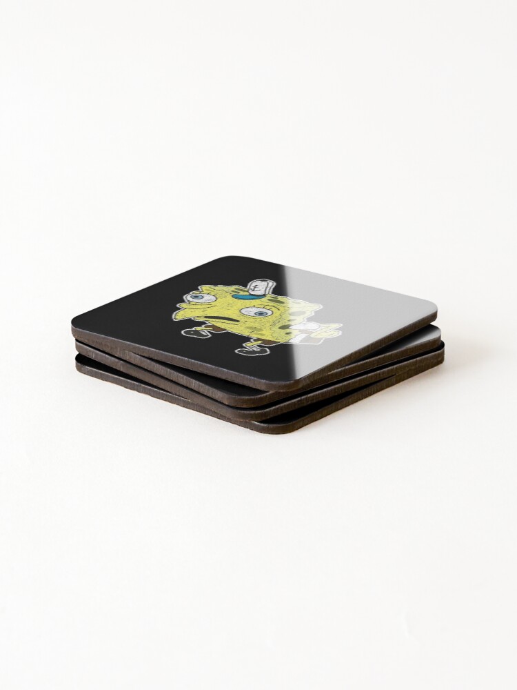 Alternate view of Mocking Spongebob Meme Coasters (Set of 4)