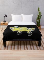 Mocking Spongebob Meme Throw Blanket