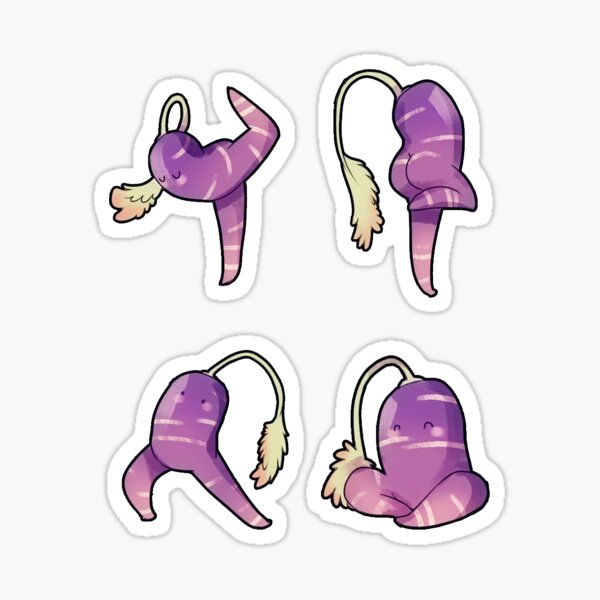 Leggy Carrots Sticker