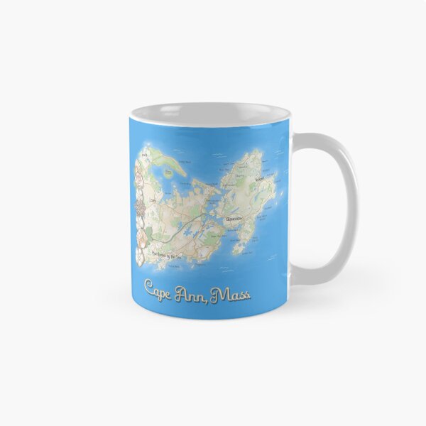 Item preview, Cape Ann Massachusetts map designed and sold by Sharilea.