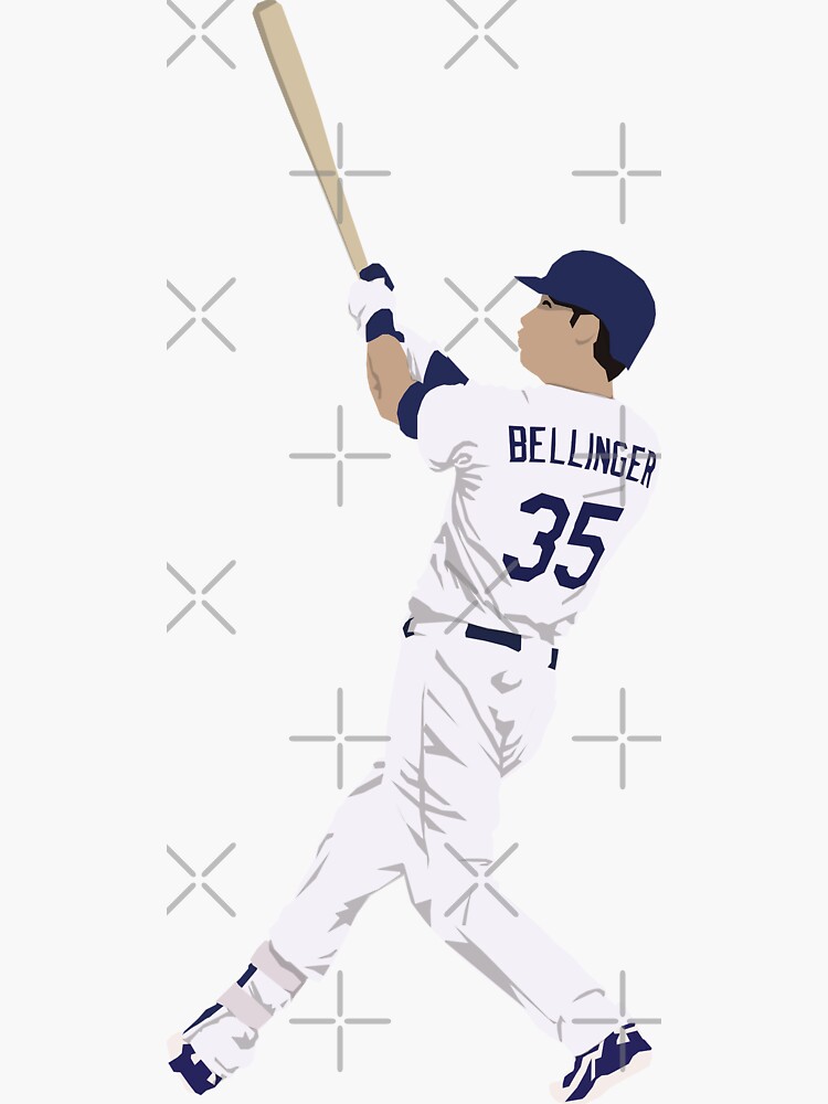 Cody Bellinger Los Angeles Dodgers Signed Autographed White #35