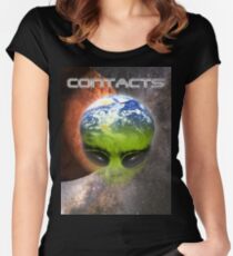 contact Women's Fitted Scoop T-Shirt