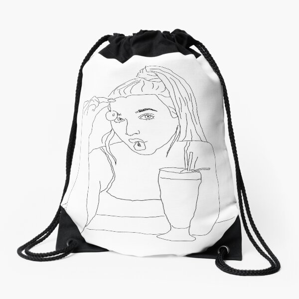 Emma Chamberlain Drawstring Backpack Print #1189081