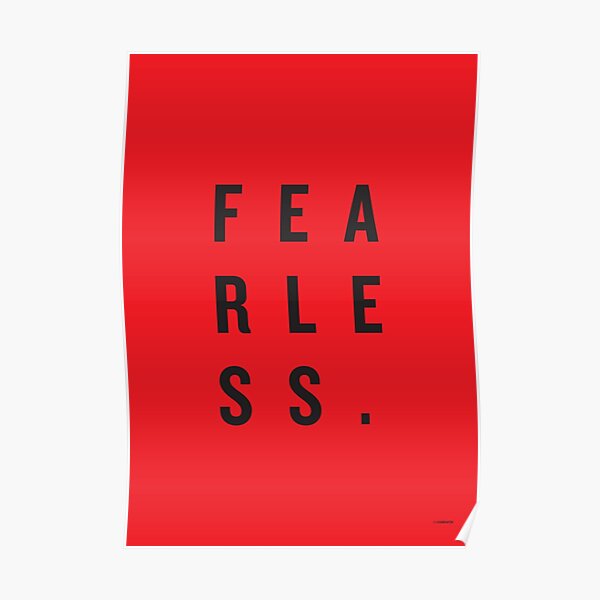 FEAR LESS. Poster