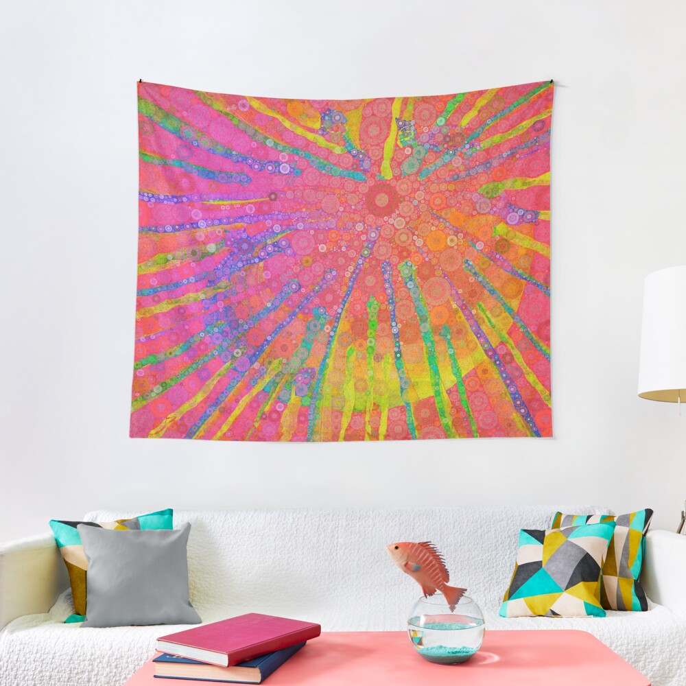 Happy Hippy Tapestry