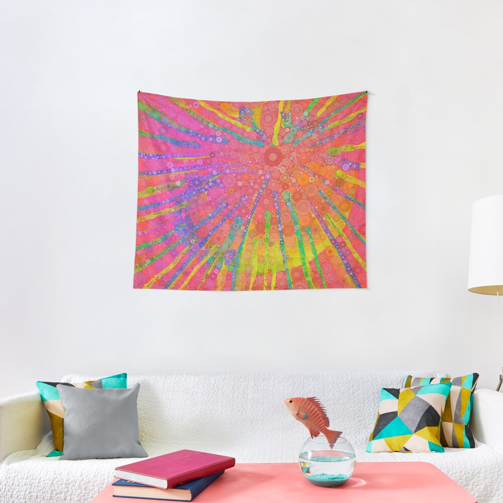 Happy Hippy Tapestry