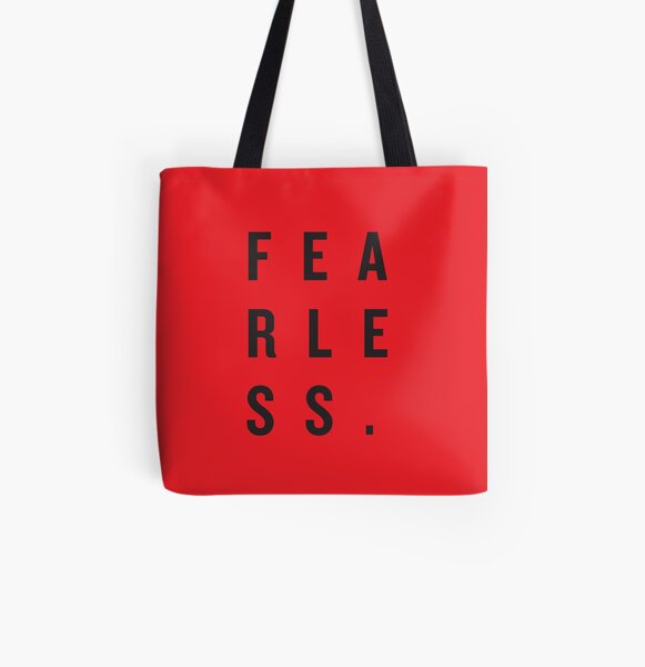 FEAR LESS. All Over Print Tote Bag