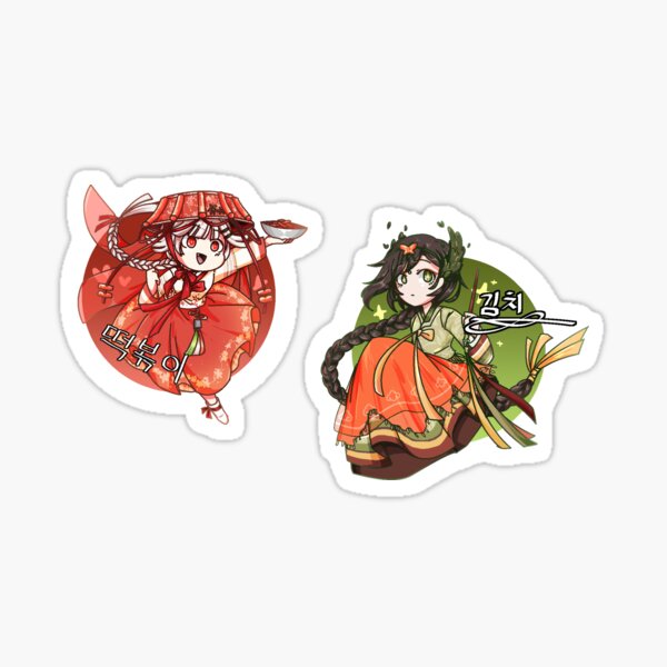 kimchi n tteokbokki Sticker