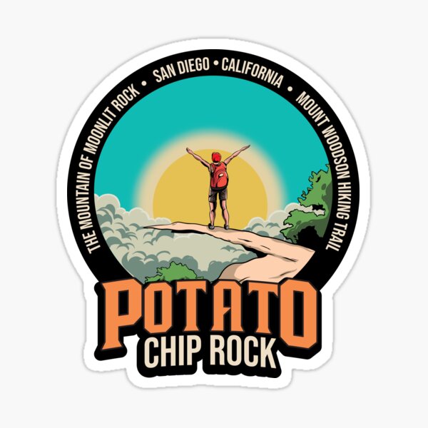 Item preview, Potato Chip Rock San Diego Mountain of Moonlit Rock Hiking T-Shirt designed and sold by OsitoUSA.