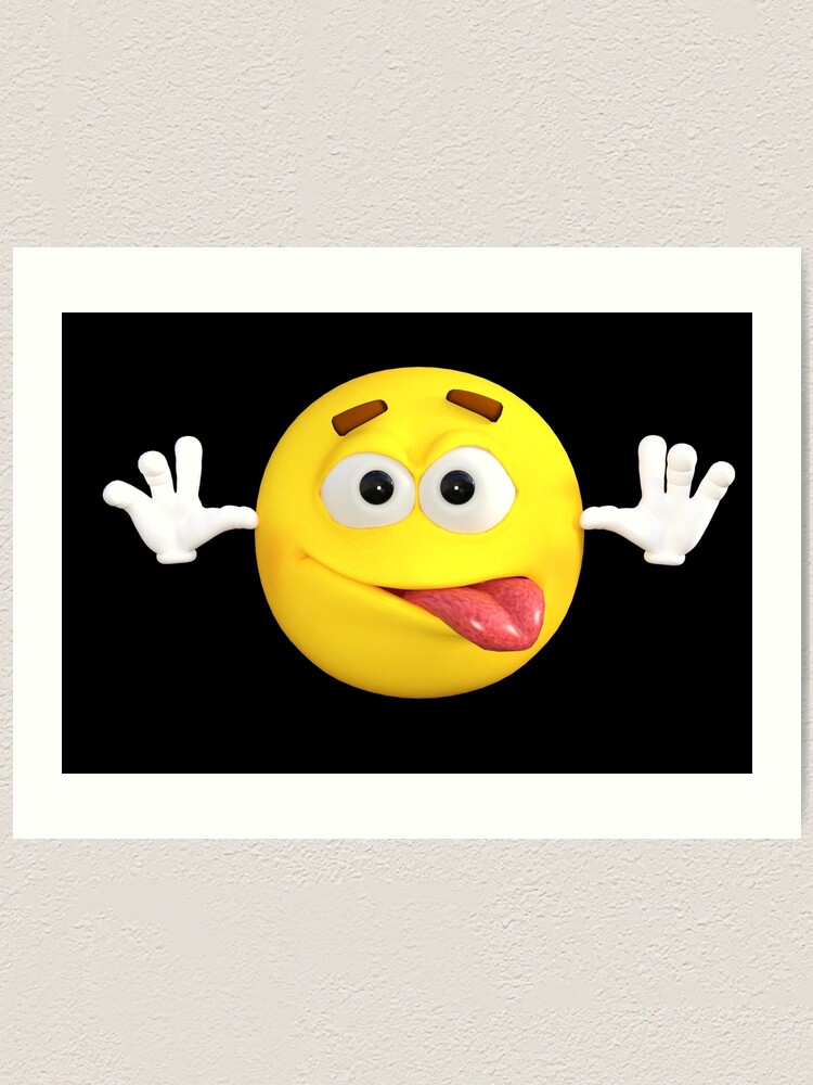 Camisetas y calcomanías de la cara amarilla Fail Emoji personajes emoji  Lámina artística