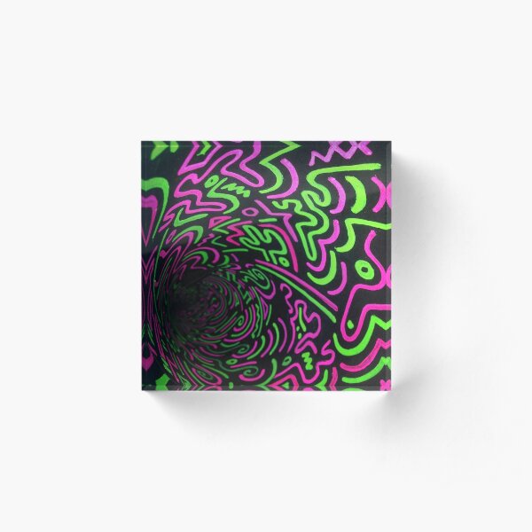 Reality Tunnel Acrylic Block