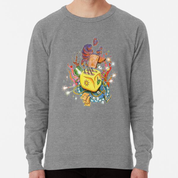 Toaster crash test Lightweight Sweatshirt