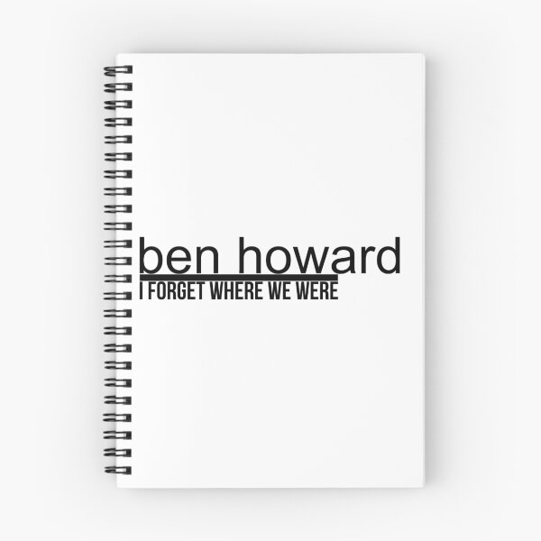 Item preview, Ben Howard I Forget designed and sold by starsandguitars.