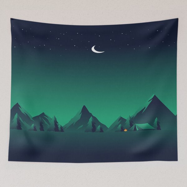 Item preview, Night Starry Sky designed and sold by leen12 Art Designs Prints.
