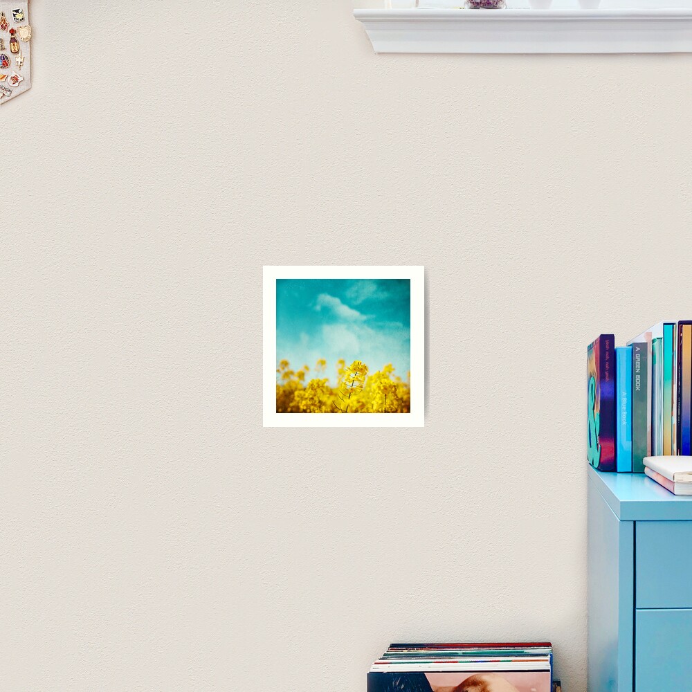 Spring Time - Blooming Rapeseed flowers Art Print