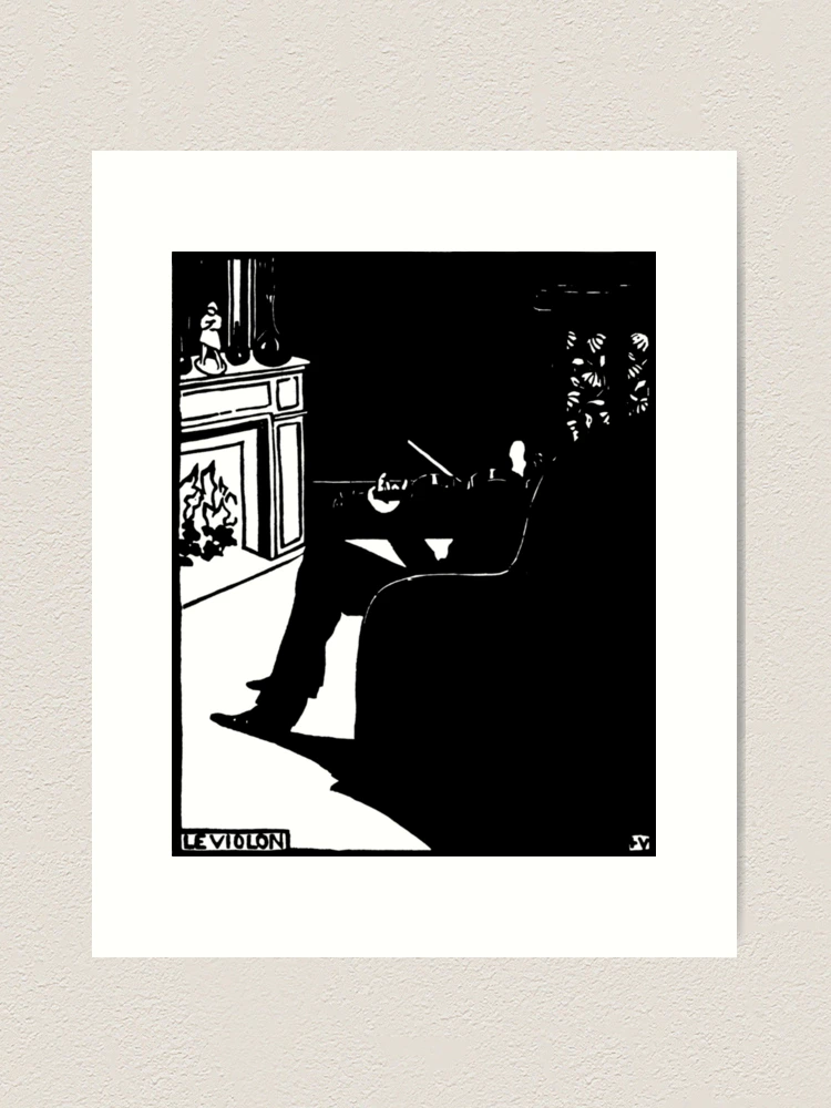 アート・デザイン・音楽 Felix Vallotton - Zeichnungen Félix Vallotton - The Violin