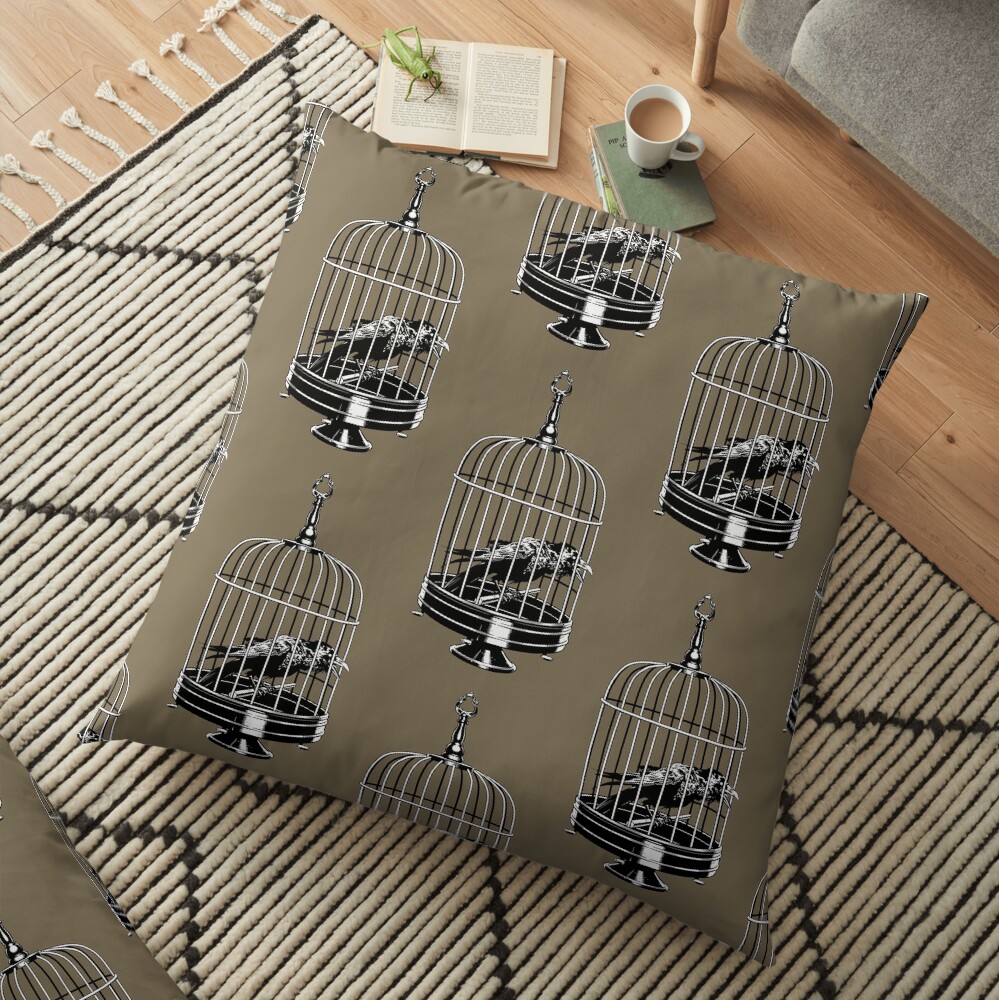 The Raven Floor Pillow
