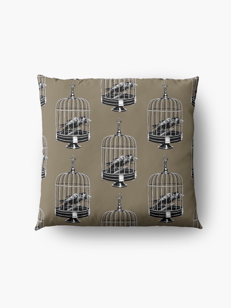 Alternate view of The Raven Floor Pillow