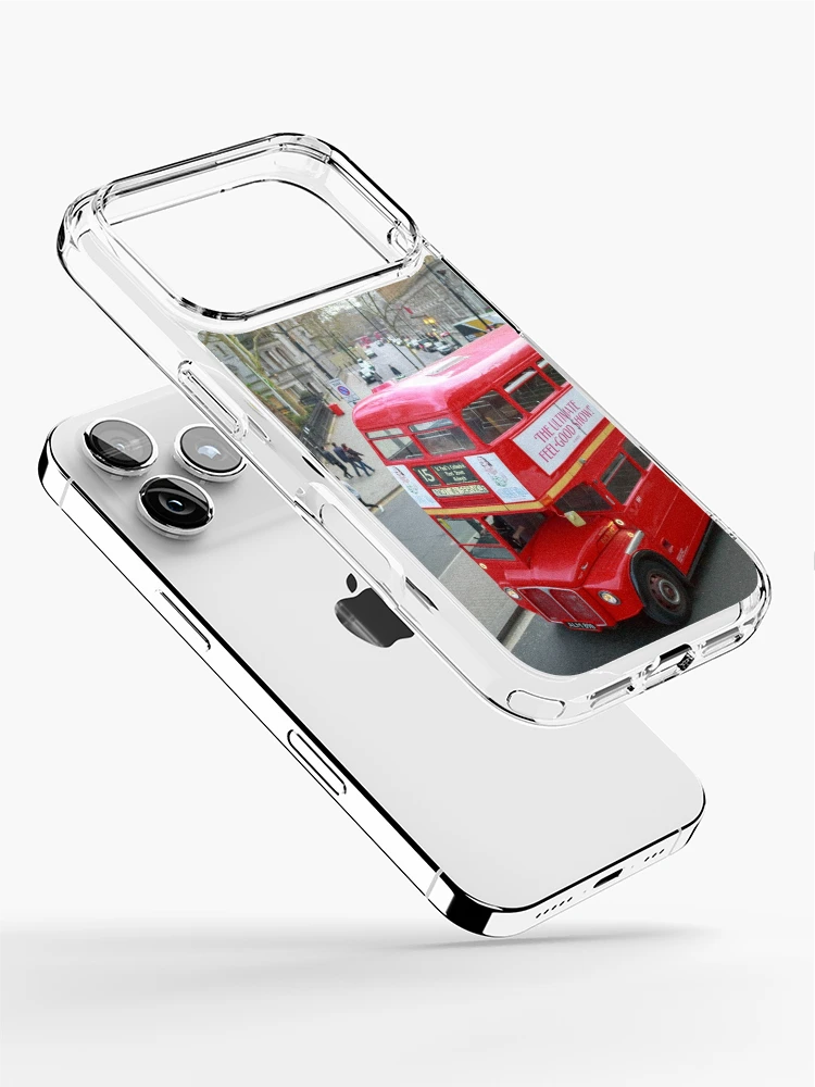 Thumbnail 2 of 5, iPhone Case, Red Bus designed and sold by Tadas Svetikas.
