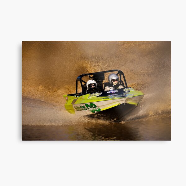 "Hazardous " - V8 Jetboat Metal Print