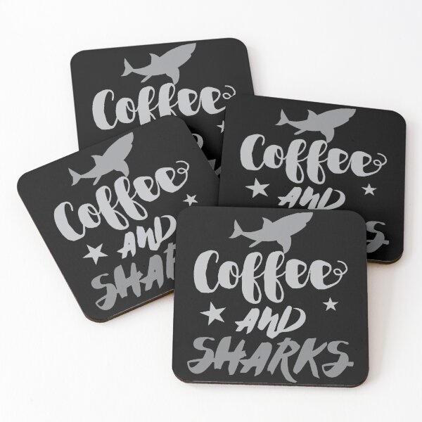 Item preview, Coffee and sharks designed and sold by jazzydevil.