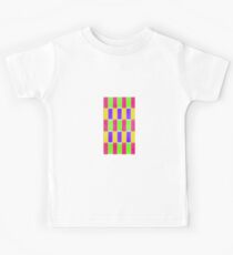 Bright Blocks checkered Kids Tee