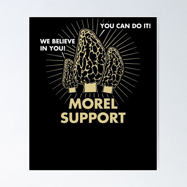 Item preview, Mushroom Joke Morel Support designed and sold by hadicazvysavaca.