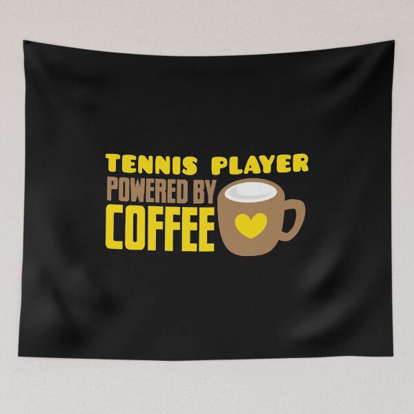 Item preview, Tennis player powered by coffee designed and sold by jazzydevil.