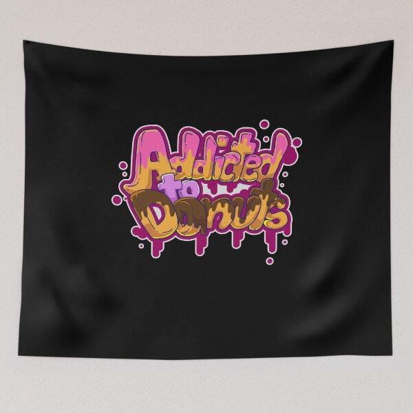 Item preview, Donut Addicted Bagel Food Sugar Cupcake Junk Food designed and sold by Mic Designs.