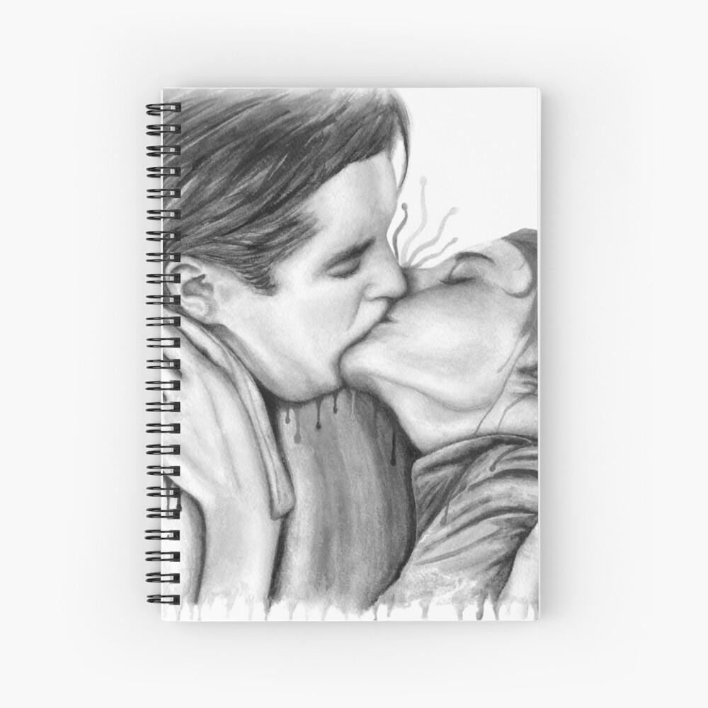 Cinema Kiss - Love Art Illustration Romance Lovers Relationship Couple  Drawing Kiss Movie Art Board Print for Sale by nymphainna