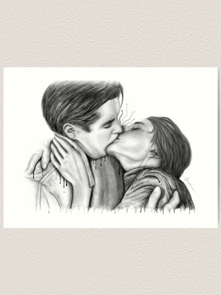Love Couple Pencil Sketch | 3d-mon.com