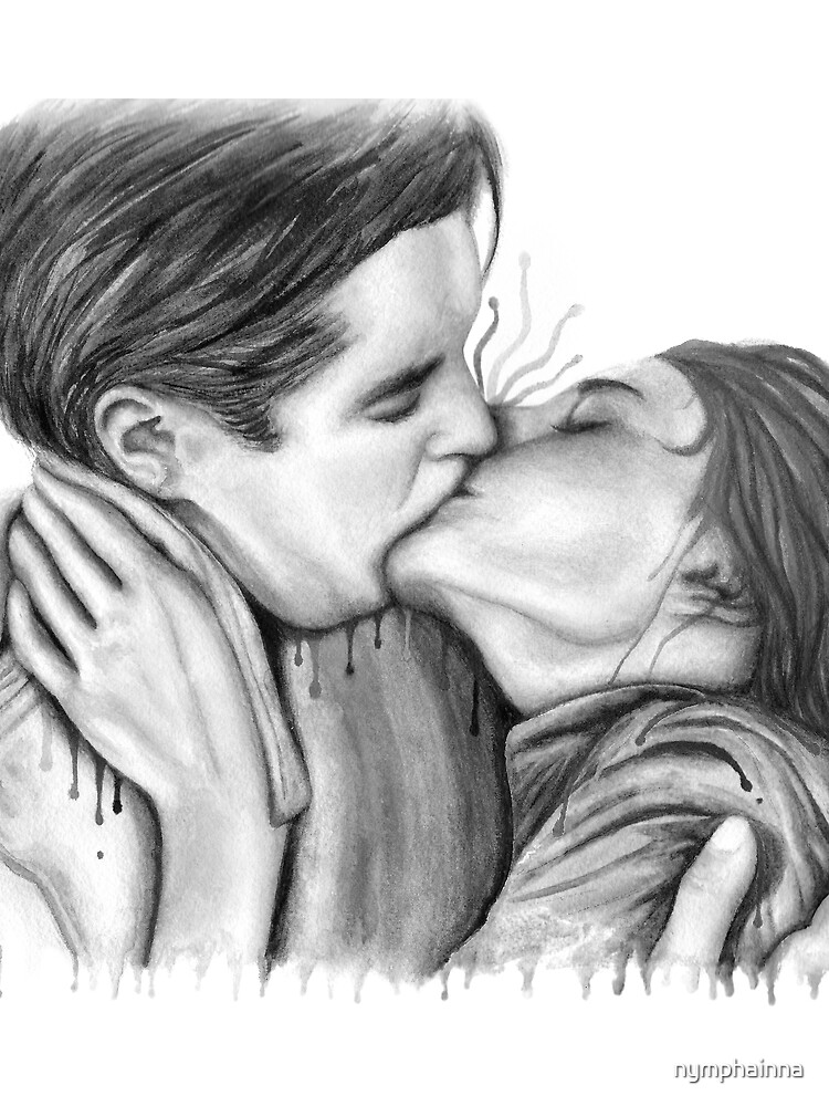 Drawing Kiss Love Cartoon Sketch Kissing Couple, page Boy, Boy Girl, kiss,  com, coloring Book, human Body, infant, emotion, female | Anyrgb