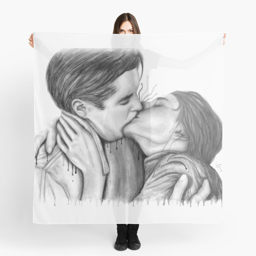 Ebhua Wedding Dressa Couple In Love In Continuous Line Art Drawing Style  Loving Man Embracing His Woman Black Linear Sketch Isolated On Colourful  Background Vector Illustration Stock Illustration - Download Image Now -