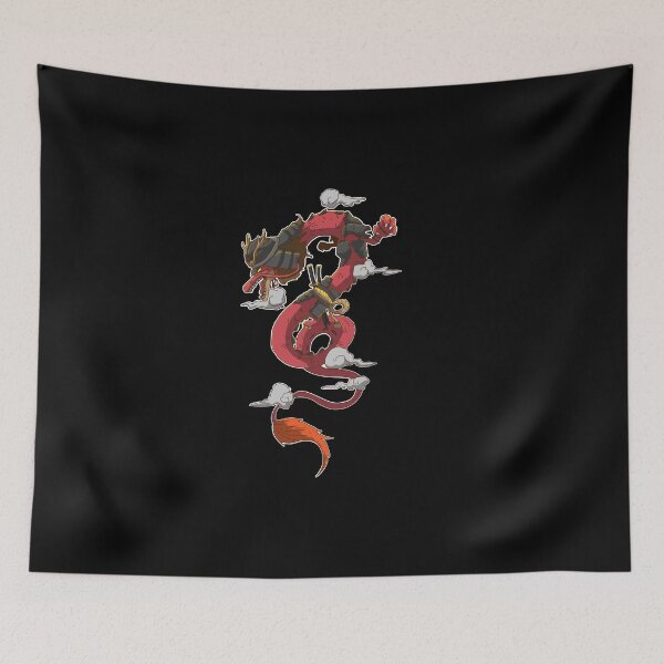 Item preview, Samurai Dragon Fly Sky Mythic China Asia Japan designed and sold by Mic Designs.