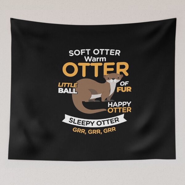 Item preview, Otter Soft Warm Happy Sleepy  designed and sold by MooonTees.