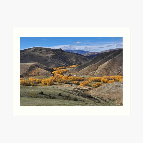 Golden Stream Art Print