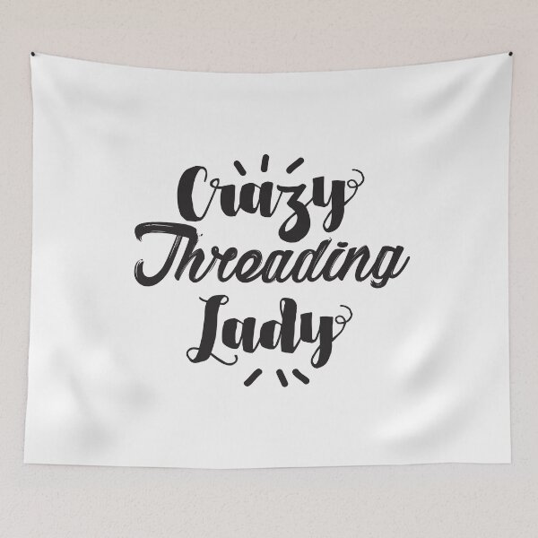 Item preview, Crazy threading lady designed and sold by jazzydevil.