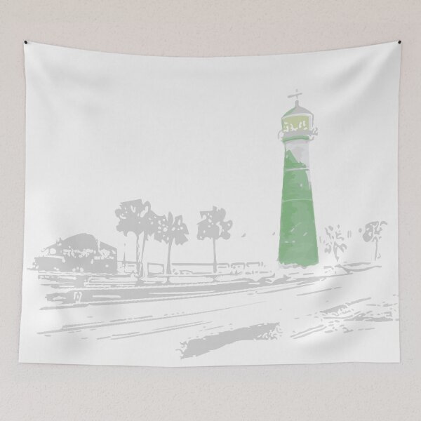 Item preview, Lighthouse and Palm Trees designed and sold by West Sanders.